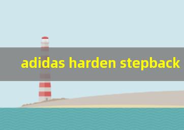 adidas harden stepback 2 黑色